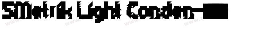 5Metrik Light Conden字体转换